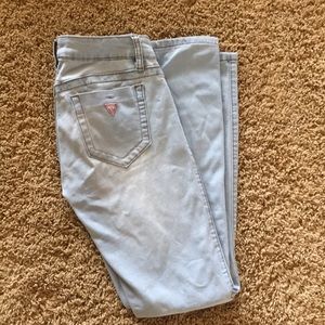 Guess low rise power skinny